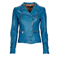 Clothing Women Leather jackets / Imitation le Oakwood CAMERA Blue