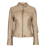 Clothing Women Leather jackets / Imitation le Oakwood LINA 6 Beige