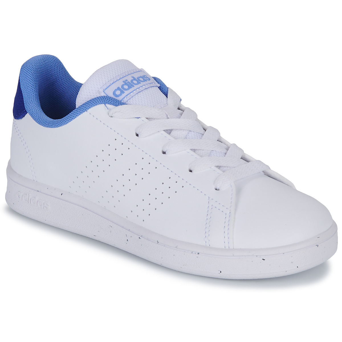 Shoes Children Low top trainers Adidas Sportswear ADVANTAGE K White / Blue