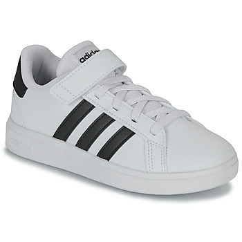 Shoes Children Low top trainers Adidas Sportswear GRAND COURT 2.0 EL White / Black