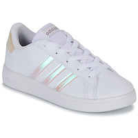 Shoes Children Low top trainers Adidas Sportswear GRAND COURT 2.0 K White / Iridescent