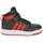 Shoes Girl High top trainers Adidas Sportswear POSTMOVE MID K Black / Red