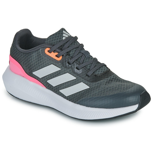Shoes Girl Running shoes Adidas Sportswear RUNFALCON 3.0 K Grey / Pink