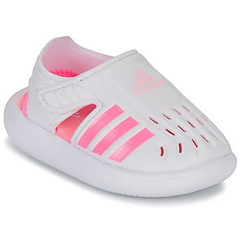 Shoes Girl Sandals Adidas Sportswear WATER SANDAL I White / Pink