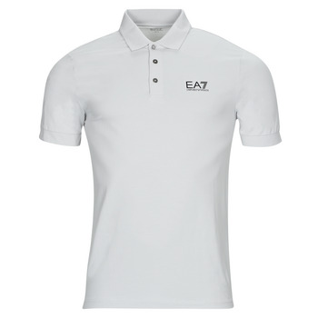 Clothing Men short-sleeved polo shirts Emporio Armani EA7 8NPF04-PJM5Z White / Black