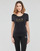 Clothing Women short-sleeved t-shirts Emporio Armani EA7 8NTT67-TJDQZ Black / Gold