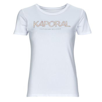 Clothing Women short-sleeved t-shirts Kaporal JALL ESSENTIEL White