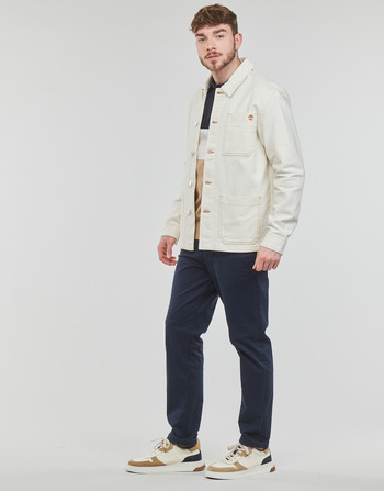 Timberland Work For The Future - Cotton Hemp Denim Chore Jacket White