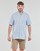 Clothing Men short-sleeved shirts Timberland SS Mill River Linen Shirt Slim Blue / Sky