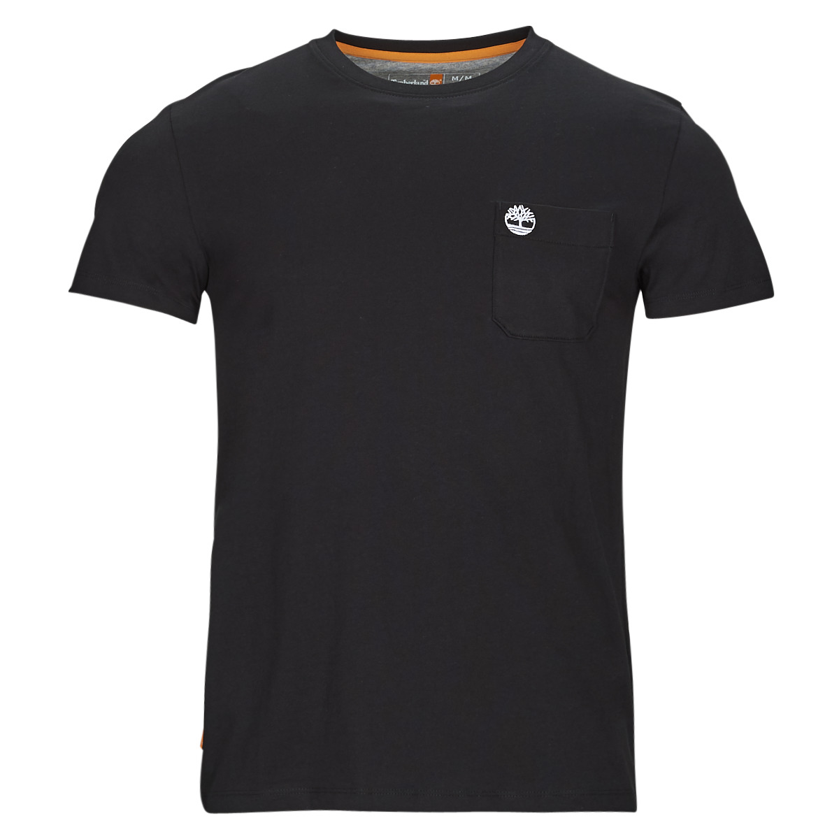 Clothing Men short-sleeved t-shirts Timberland SS Dunstan River Pocket Tee Slim Black