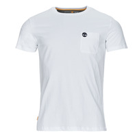 Clothing Men short-sleeved t-shirts Timberland SS Dunstan River Pocket Tee Slim White