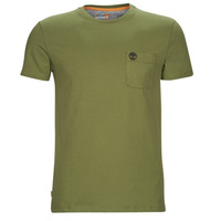 Clothing Men short-sleeved t-shirts Timberland SS Dunstan River Pocket Tee Slim Kaki