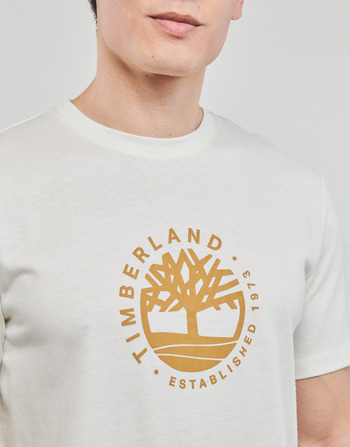 Timberland SS Refibra Logo Graphic Tee Regular White