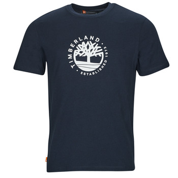 Clothing Men short-sleeved t-shirts Timberland SS Refibra Logo Graphic Tee Regular Black