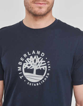 Timberland SS Refibra Logo Graphic Tee Regular Black