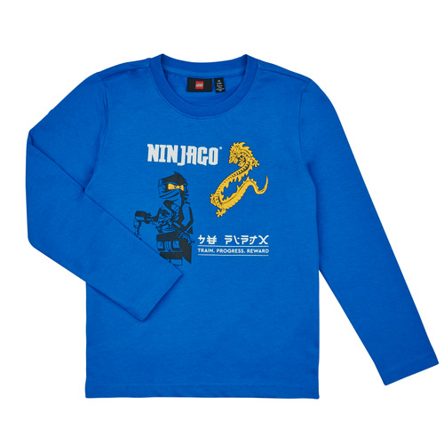 LEGO Wear LWTAYLOR 624 - T-SHIRT L/S Blue - Free delivery | Spartoo NET ! -  Clothing Long sleeved shirts Child