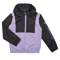 Clothing Girl Blouses Columbia Lily Basin Jacket Black / Violet