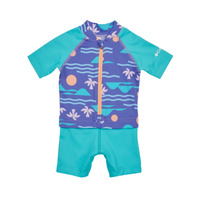 Clothing Boy Trunks / Swim shorts Columbia Sandy Shores Sunguard Suit Violet / Blue