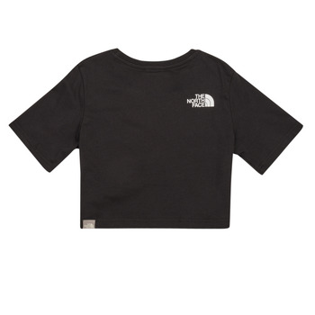 The North Face Girls S/S Crop Easy Tee Black