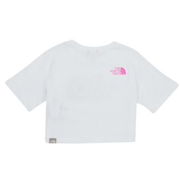 The North Face Girls S/S Crop Easy Tee White
