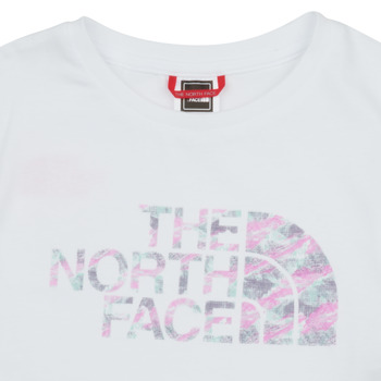 The North Face Girls S/S Crop Easy Tee White
