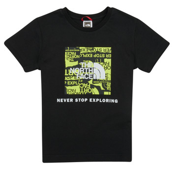 Clothing Boy short-sleeved t-shirts The North Face Boys S/S Redbox Tee Black