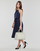 Clothing Women Short Dresses Lauren Ralph Lauren MORRAINE-SLEEVELESS-DAY DRESS Blue