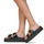 Shoes Women Mules Versace Jeans Couture 74VA3SM1 Black / Gold