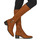 Shoes Women Boots JB Martin LEONOR Canvas / Suede / Camel
