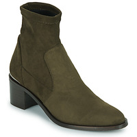 Shoes Women Mid boots JB Martin LUCIE Canvas / Suede / Kaki