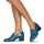 Shoes Women Loafers JB Martin VITA Varnish / Blue / Rock