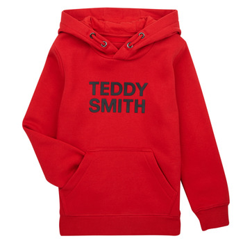 Clothing Boy sweaters Teddy Smith SICLASS HOODY Red