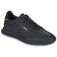 Shoes Men Low top trainers BOSS Zayn_Lowp_rspf Black / Gold