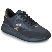 Shoes Men Low top trainers BOSS Kurt_Runn_sdme_N Black / Gold