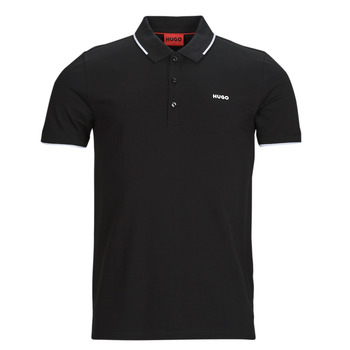 Clothing Men short-sleeved polo shirts HUGO Dinoso222 Black