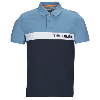 Clothing Men short-sleeved polo shirts Timberland SS Millers River Colourblock Polo Reg Blue / Marine