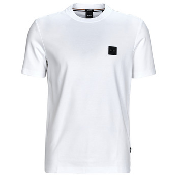 Clothing Men short-sleeved t-shirts BOSS TIBURT 278 White