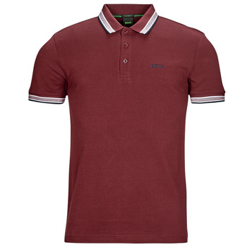 Clothing Men short-sleeved polo shirts BOSS PADDY Bordeaux