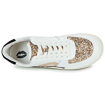 Bons baisers de Paname LOULOU BLANC ROSE GOLD GLITTER White / Pink / Gold