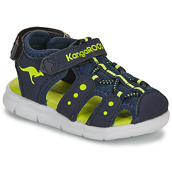 Shoes Boy Sports sandals Kangaroos K-Mini Marine / Yellow