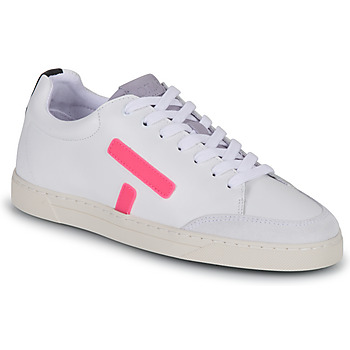 Shoes Women Low top trainers OTA KELWOOD White / Pink / Fluorescent