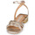 Shoes Women Sandals Gioseppo LINHARES Gold / Cognac