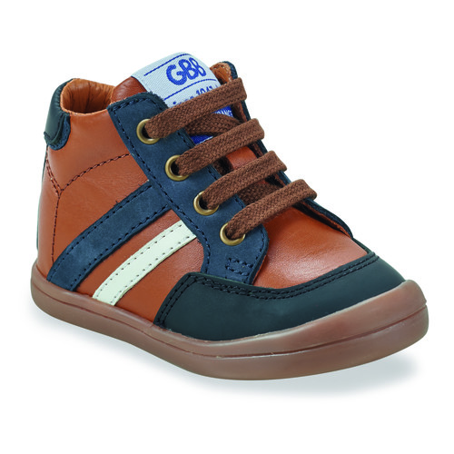 Shoes Boy High top trainers GBB MERIC Brown