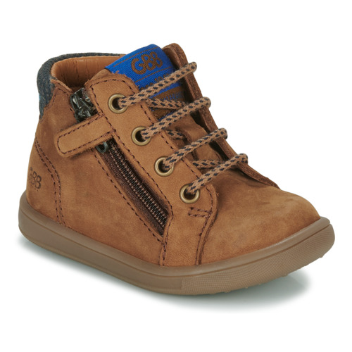 Shoes Boy High top trainers GBB MANFRED Brown
