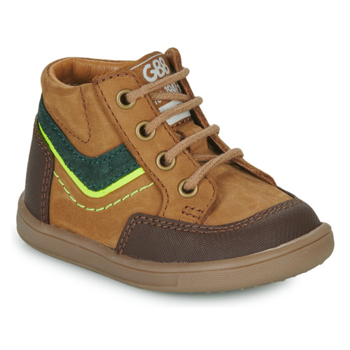 Shoes Boy High top trainers GBB MIRAGE Brown