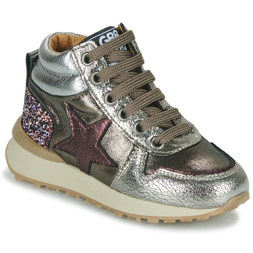 Shoes Girl High top trainers GBB ROGELLE Silver
