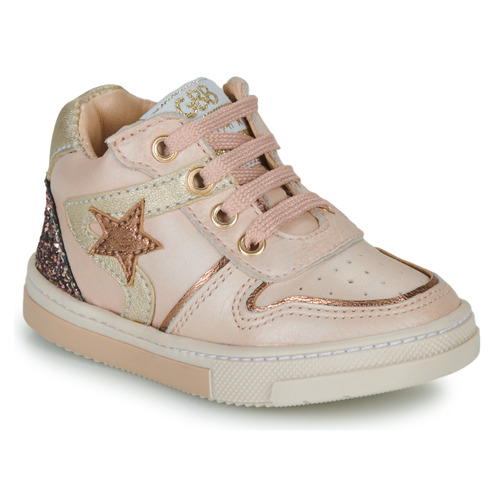 Shoes Girl High top trainers GBB LAMANE Pink