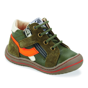 Shoes Boy High top trainers GBB FLEXOO ZIPOU Green