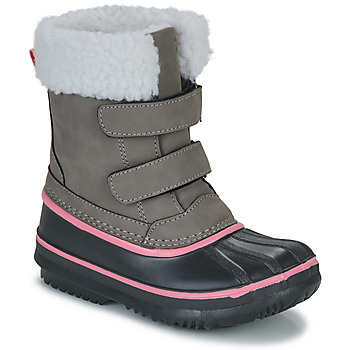 Shoes Girl Snow boots VIKING FOOTWEAR Rogne Warm Grey / Black / Pink