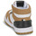 Shoes Boy High top trainers BOSS J29367 White / Camel / Black